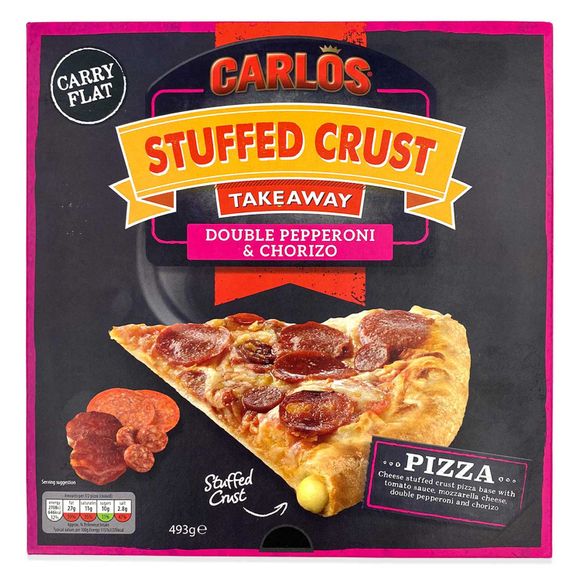 Carlos Stuffed Crust Pepperoni Pizza 493g